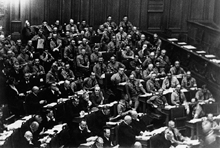 Die NSDAP-Fraktion im Reichstag am 30.Oktober 1930