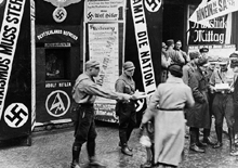Nationalsozialistische Propaganda zur Reichstagswahl am 5. März 1933