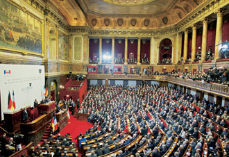 Gemeinsame Sitzung der Parlamente in Versailles am 22. Januar 2003