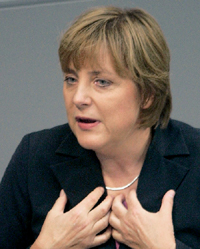 CDU/CSU-Fraktionsvorsitzende Angela Merkel