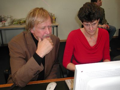Fotografie von Dr. Wolfgang Wodarg, SPD während der Online-Konferenz am 10.11.2004