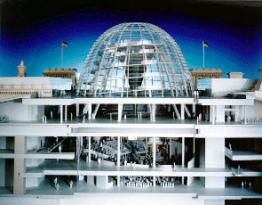 Reichstag: dome of glass
