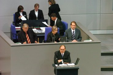 Vorsitz einer Bundestagssitzung