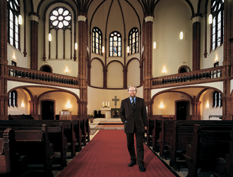 Wolfgang Thierse in der Gethsemanekirche