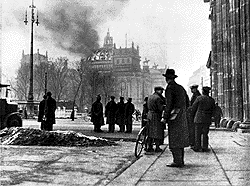 Brennender Reichstag