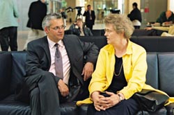 Margot von Renesse (SPD) und Hubert Hüppe (CDU).