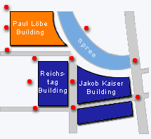 Site plan of the Parliament Quarter
