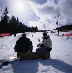 Skigebiet Götschen-Alm.