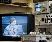 Monitor in der Fernsehwerkstatt