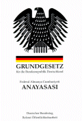 Umschlag: Grundgesetz für die Bundesrepublik Deutschland - türkisch