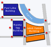 Site plan of the Parliament Quarter