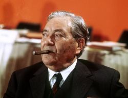 Vizepräsident des Deutschen Bundestages Carlo Schmid im November 1971