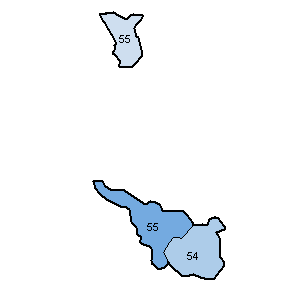 Wahlkreiskarte Bremen