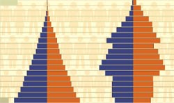 Themen von Enquete-Kommissionen: Die Auswirkungen des Demographischen Wandels - Drei Kommissionen von 1990-1994, 1994-1998 und seit 1999.