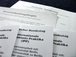 Bewerbungsunterlagen des IPP