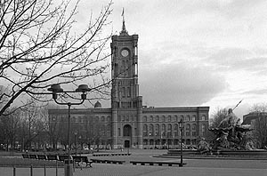 Das Rote Rathaus in Berlin