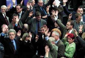 Abstimmungsmarathon in der Haushaltsdebatte.