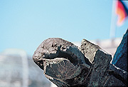 Bild: Skulptur unweit des reichstagsgebäudes.