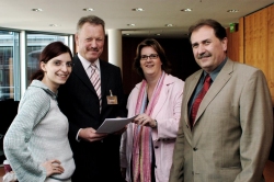 (v.l.) Diana Golze, Rainer Neumann, Kerstin Griese und Jürgen Kucharczyk