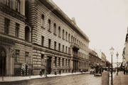 Historische Ansicht des provisorischen Reichstagsgebäudes in der Leipziger Straße 4