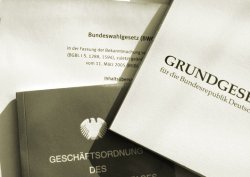 Rechtliche Grundlagen: Grundgesetz, Geschäftsordnung und andere Gesetze