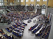 Bild: Plenum des Deutschen Bundestages.