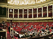 Bild: Plenum der französischen Nationalversammlung.
