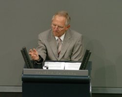 Innenminister Dr. Wolfgang Schäuble