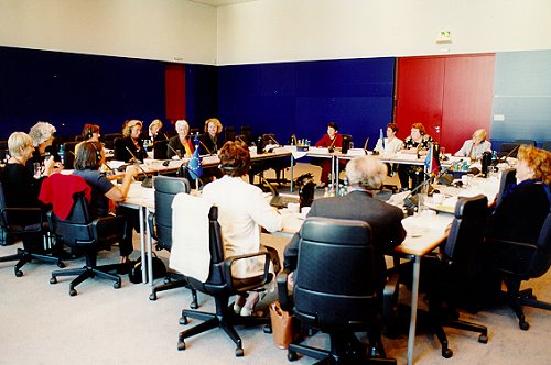 Participants in the conference room