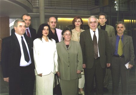 Gruppenfoto mit den Delegierten aus Bulgarien