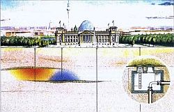 Wärme- und Kältespeicher unter dem Reichstagsgebäude
