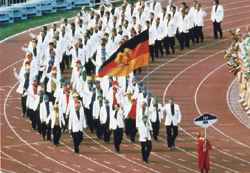 Olympische Spiele in Moskau: Die DDR ist dort allein vertreten.