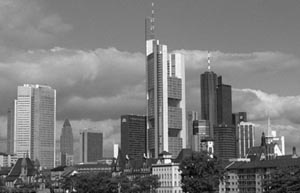 Die Stadt als Handels- und Marktzentrum: Unser Bild zeigt Frankfurt am Main.