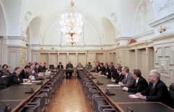 Konstituierende Sitzung des neuen Ausschusses.