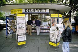 Treffpunkt von Politikern und Journalisten: der Kiosk im ehemaligen Regierungsviertel in Bonn.