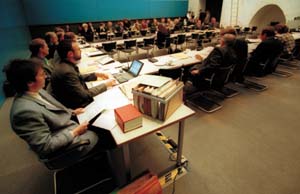 Ausschuss: Die Sitzungen der Ausschüsse und anderer Gremien finden ebenfalls ihren Niederschlag im Etat.