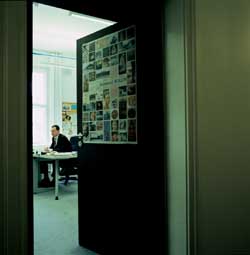 Blick in das Büro von Dr. René Alexander Lohs.