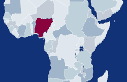 Karte - Nigeria