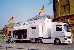 Das Infomobil des Deutschen Bundestages