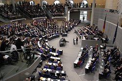 A view of the plenary chamber