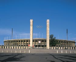 Das Berliner Olympiastadion.