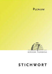 Bild: Cover des Heftes "Plenum".