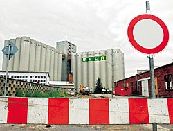 Das Futtermittelwerk, das den mit Nitrofen belasteten Weizen verarbeitet hatte.