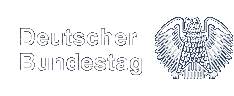 Bildwortmarke des Deutschen Bundestages . - Schriftzug und Bundestagsadler