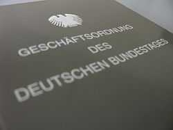 Geschäftsordnung des Deutschen Bundestages