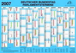 Sitzungskalender 2007