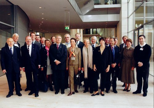 Gemeinsames Foto im Reichstagsgebäude