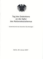 Gedenkschrift zum 27. Januar 2007