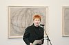 Petra Pau,Vizepräsidentin des Deutschen Bundestags, eröffnet die Ausstellung im Kunst-Raum.