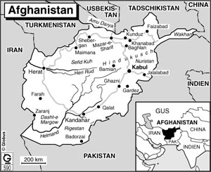 Karte Afghanistan